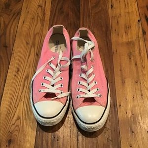 Unisex Pink converse shoes